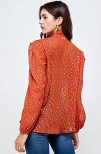 Load image into Gallery viewer, Rust Brilliant Blouse
