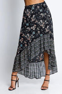 Floral Ruff Skirt