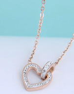 Rose Gold Heart Necklace