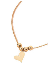 Load image into Gallery viewer, Heart Gold Bold Necklace
