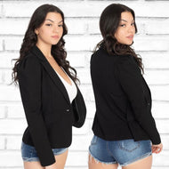 Black Ruff Blazer