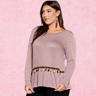 Rose Sleeve Blouse