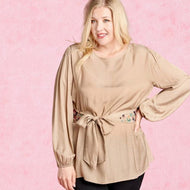 Beige Blouse