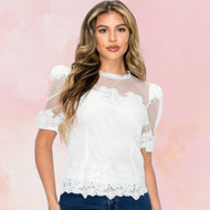 White Lace Blouse