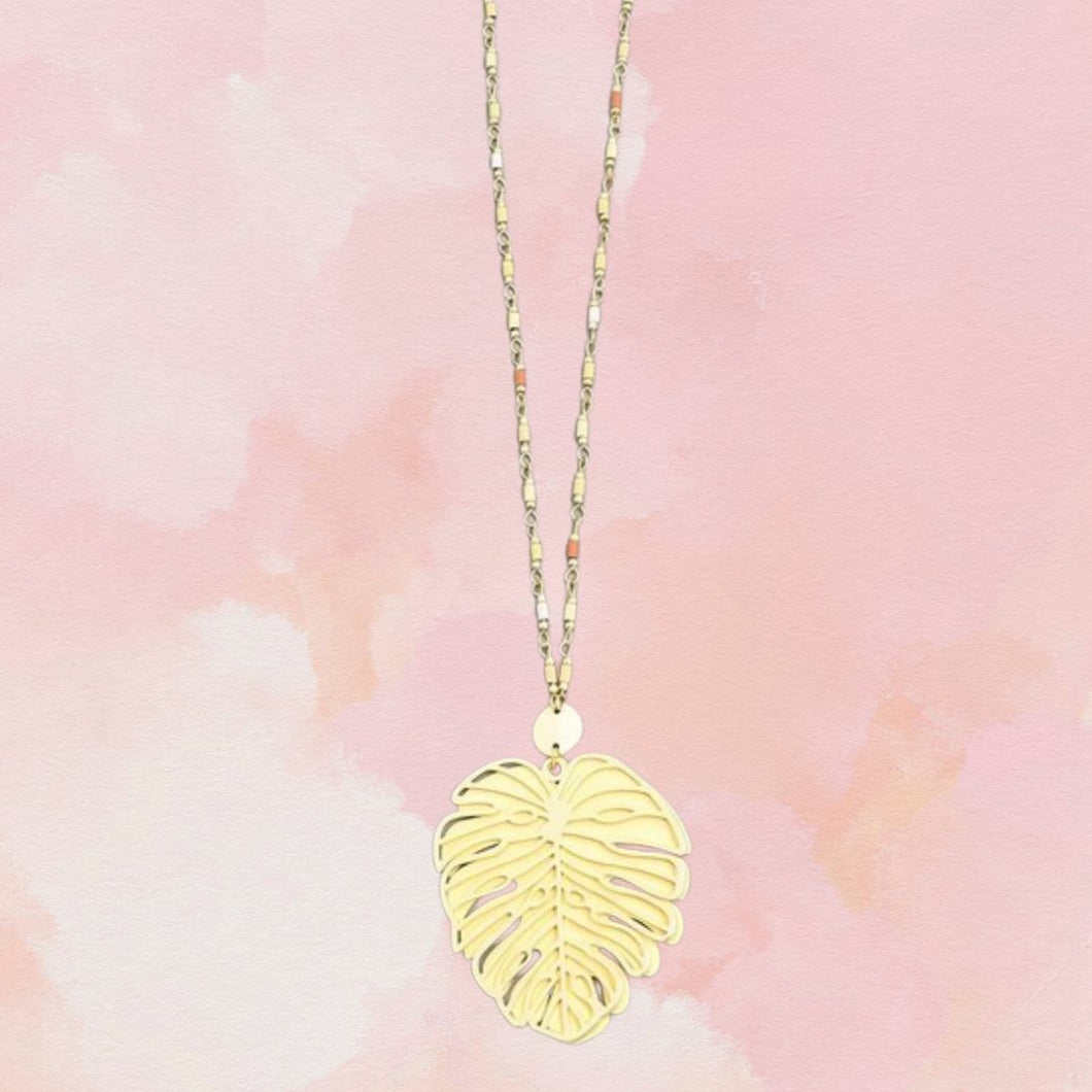 Sheet Gold Necklace
