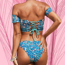 Load image into Gallery viewer, Aqua Neon Bikini
