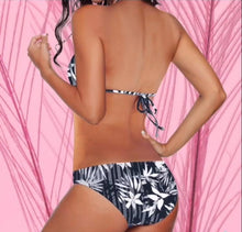 Load image into Gallery viewer, Floral Gray Trikini

