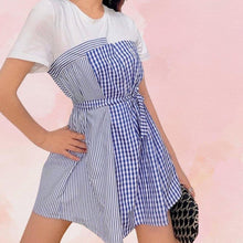 Load image into Gallery viewer, T-Shirt Blue Dress
