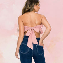 Load image into Gallery viewer, Rose Ruffled Crop Top
