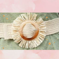 Sun Beige Mimbre Belt