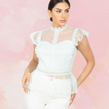 Load image into Gallery viewer, Mint Lace Blouse

