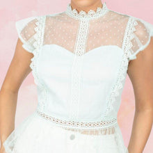 Load image into Gallery viewer, Mint Lace Blouse
