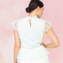 Load image into Gallery viewer, Mint Lace Blouse
