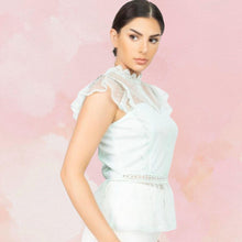 Load image into Gallery viewer, Mint Lace Blouse
