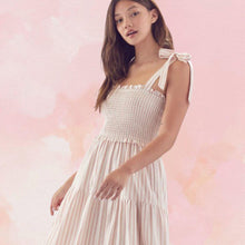 Load image into Gallery viewer, Rose Stripes Maxi Dress
