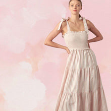 Load image into Gallery viewer, Rose Stripes Maxi Dress

