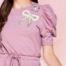 Load image into Gallery viewer, Mauve Bow Dress
