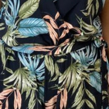 Load image into Gallery viewer, Floral Navy Jumpsuit
