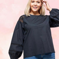 Black Lace Blouse