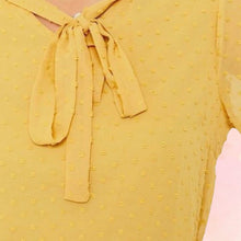 Load image into Gallery viewer, Mustard Lace Blouse

