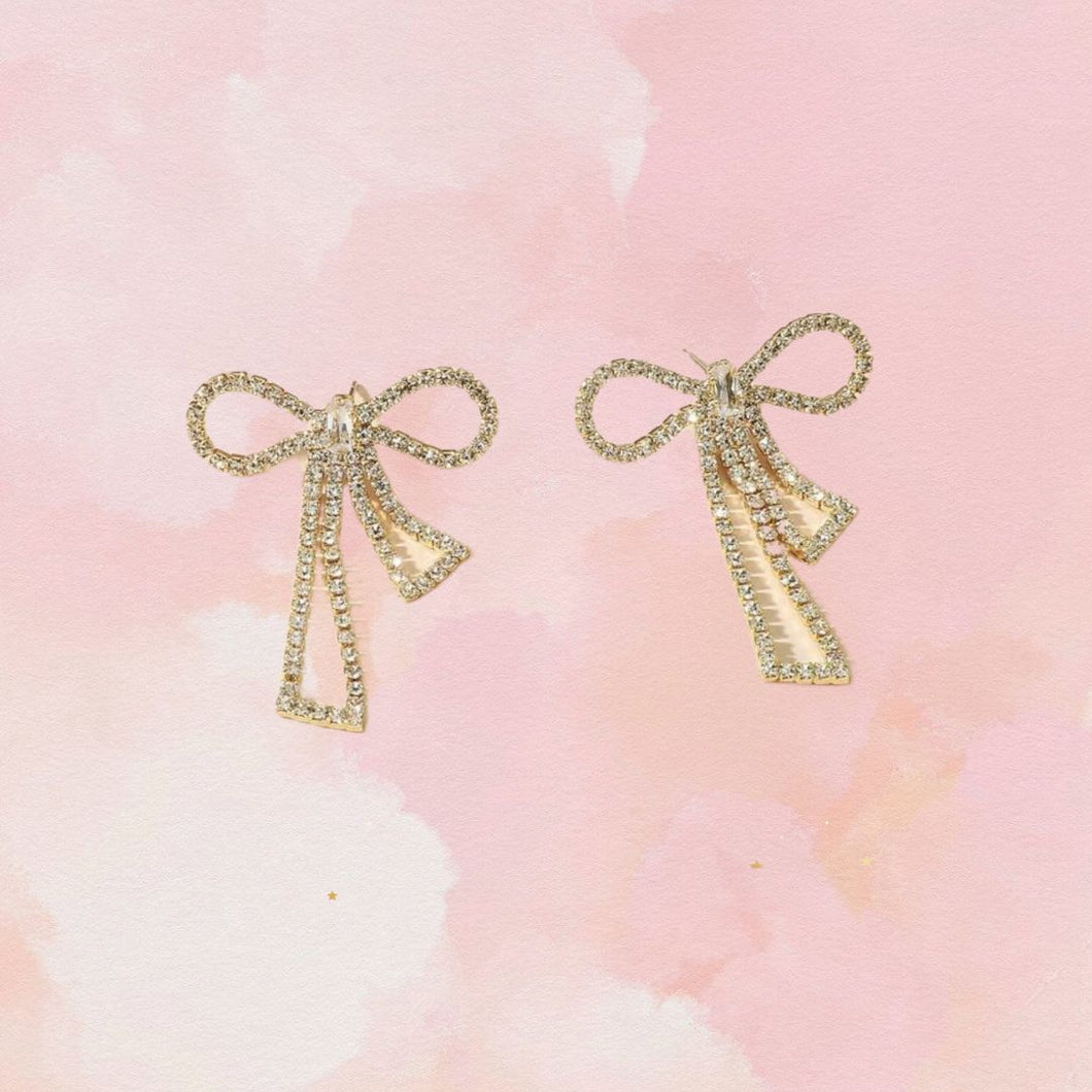 Brilliant Bow Earring