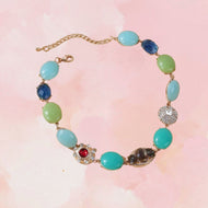 Blue Green Necklace