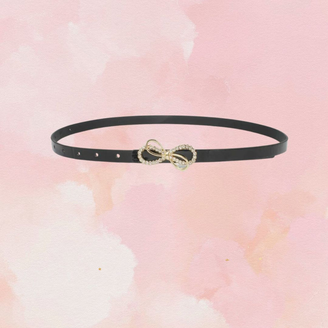 Black Bow Belt