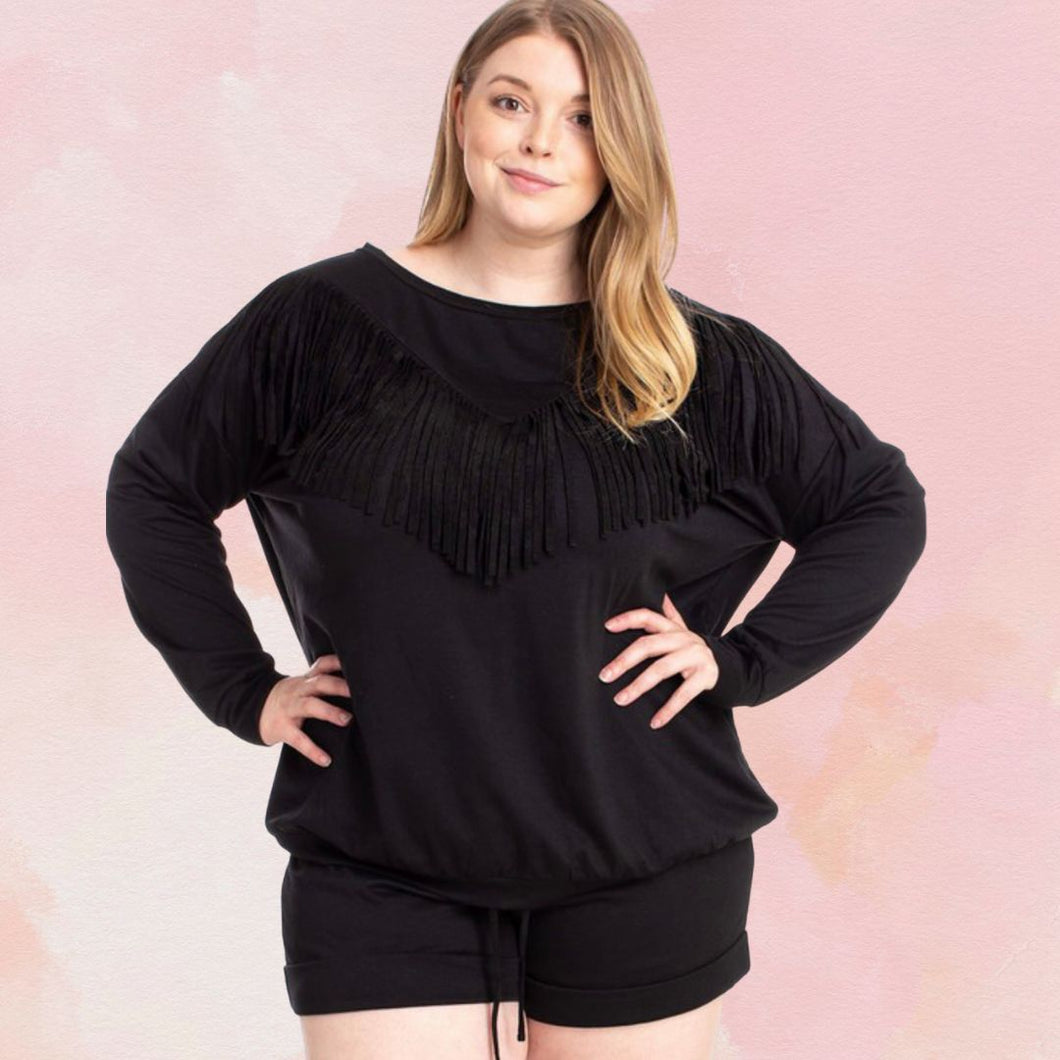 Black Long Sleeve Set