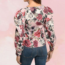 Load image into Gallery viewer, Rose Floral Blouse
