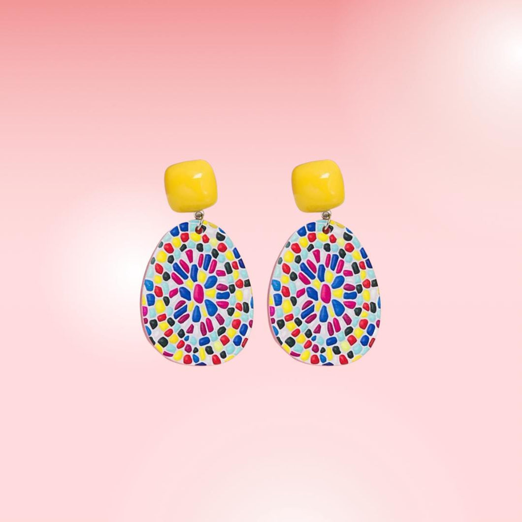 Yellow/color Earring