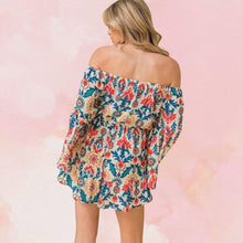 Load image into Gallery viewer, Floral White Romper
