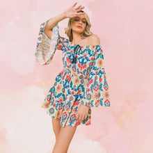 Load image into Gallery viewer, Floral White Romper
