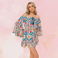 Load image into Gallery viewer, Floral White Romper
