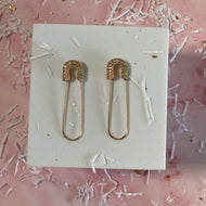 Long Pin Earrings