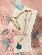 Simple Heart Color Gold Necklace - YouBoutiquepr