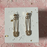 Brilliant Long Pin Earrings