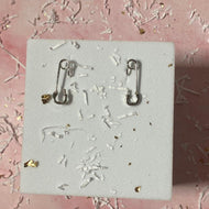 Little Silver Pin Earrings