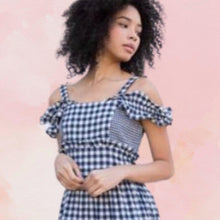 Load image into Gallery viewer, Blue Gingham Dress
