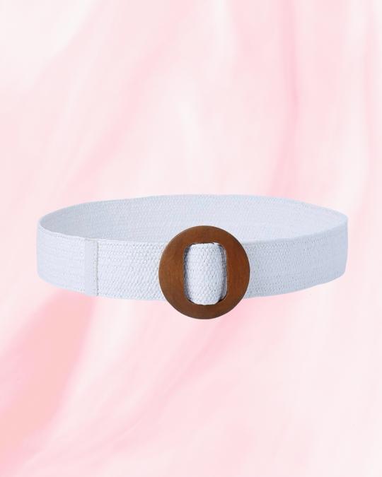 White Stretch Belt