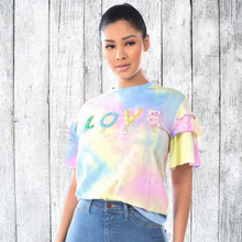 Load image into Gallery viewer, Tie Dye Love Top
