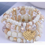 White Bold Bracelets