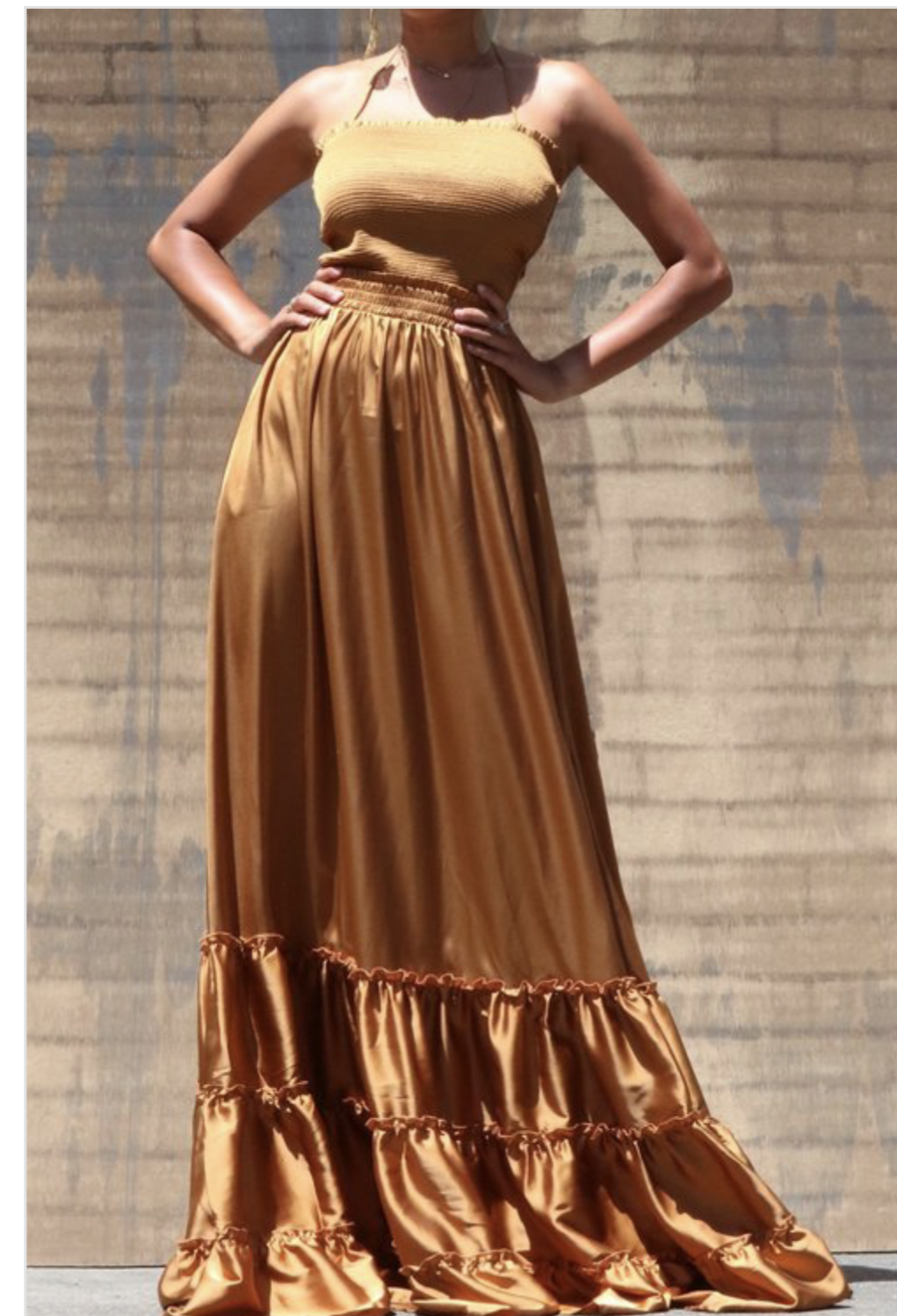 Champagne Maxi Dress