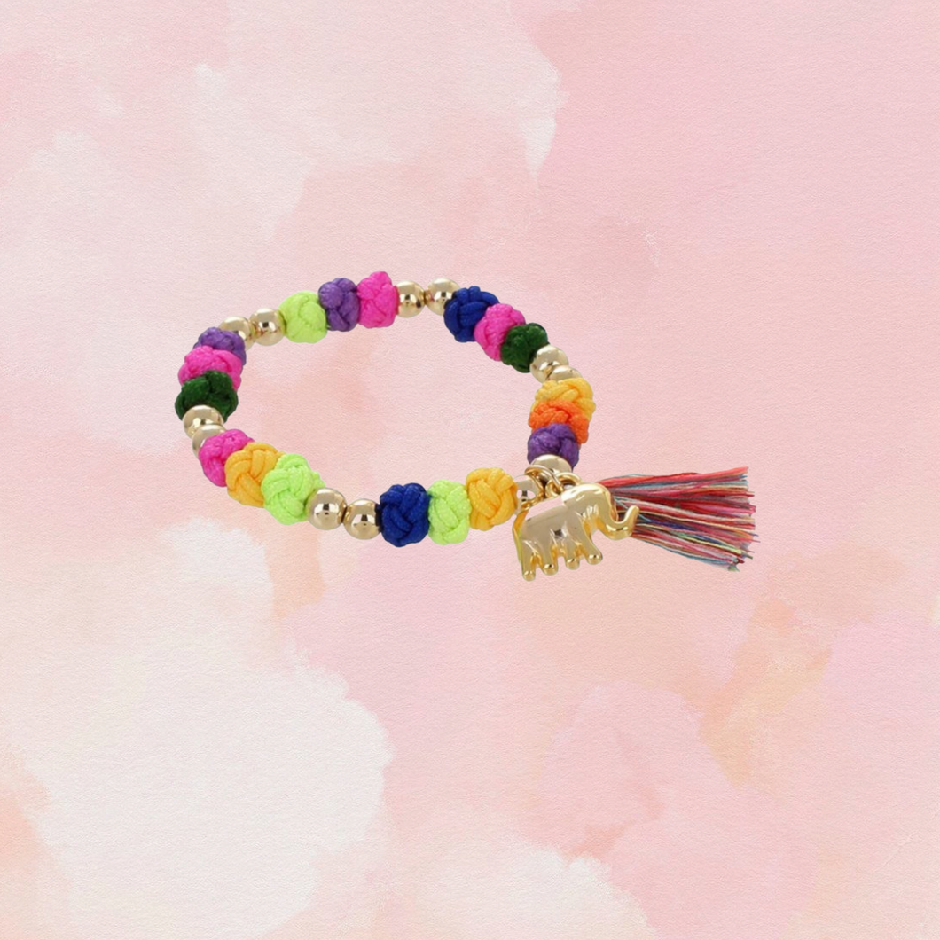 Bold Thread Elephant Bracelet