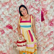Stripes Maxi Dress