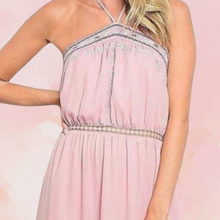 Load image into Gallery viewer, Rose Halter Dress
