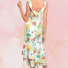Load image into Gallery viewer, Cutout White Floral Dress
