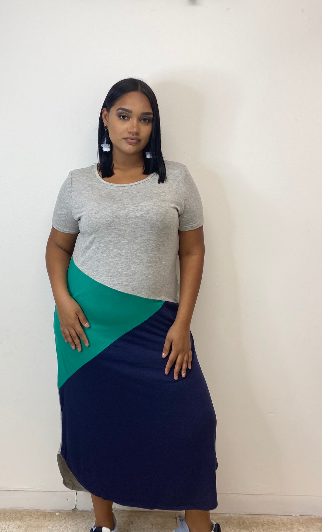 Maxi Dress Short Sleeve
