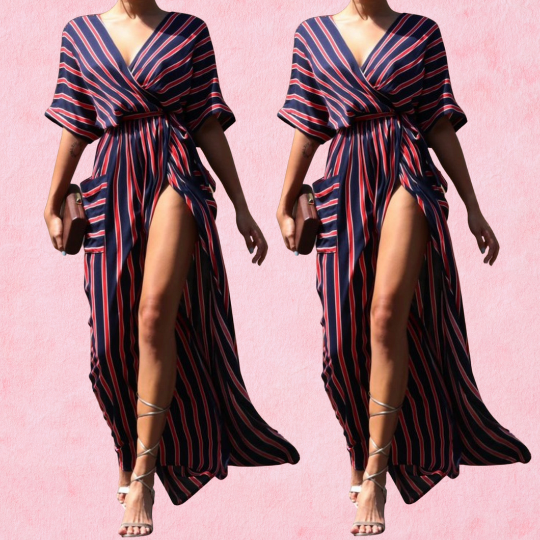 Royal Red Maxi Dress