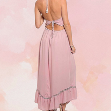 Load image into Gallery viewer, Rose Halter Dress
