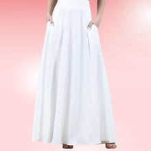 Load image into Gallery viewer, White Long Skirt
